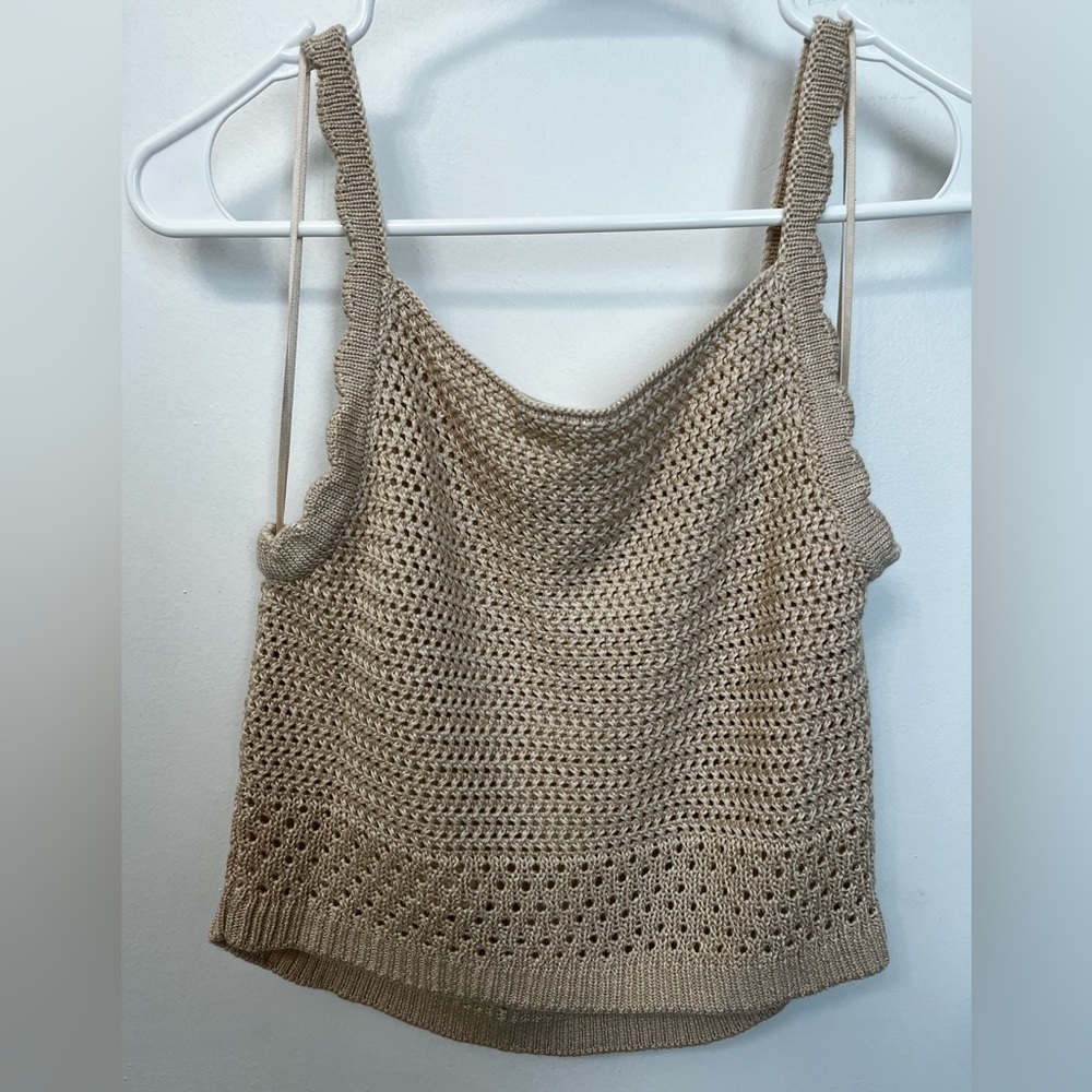 House of Harlow 1960 Tan Knit Camisole